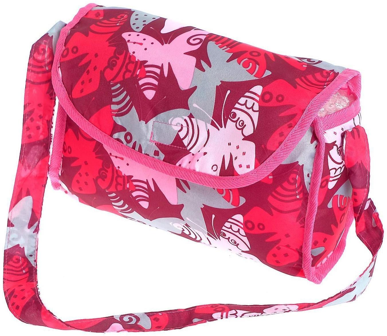 Коляска для кукол, универсальная, с корзиной, с сумкой