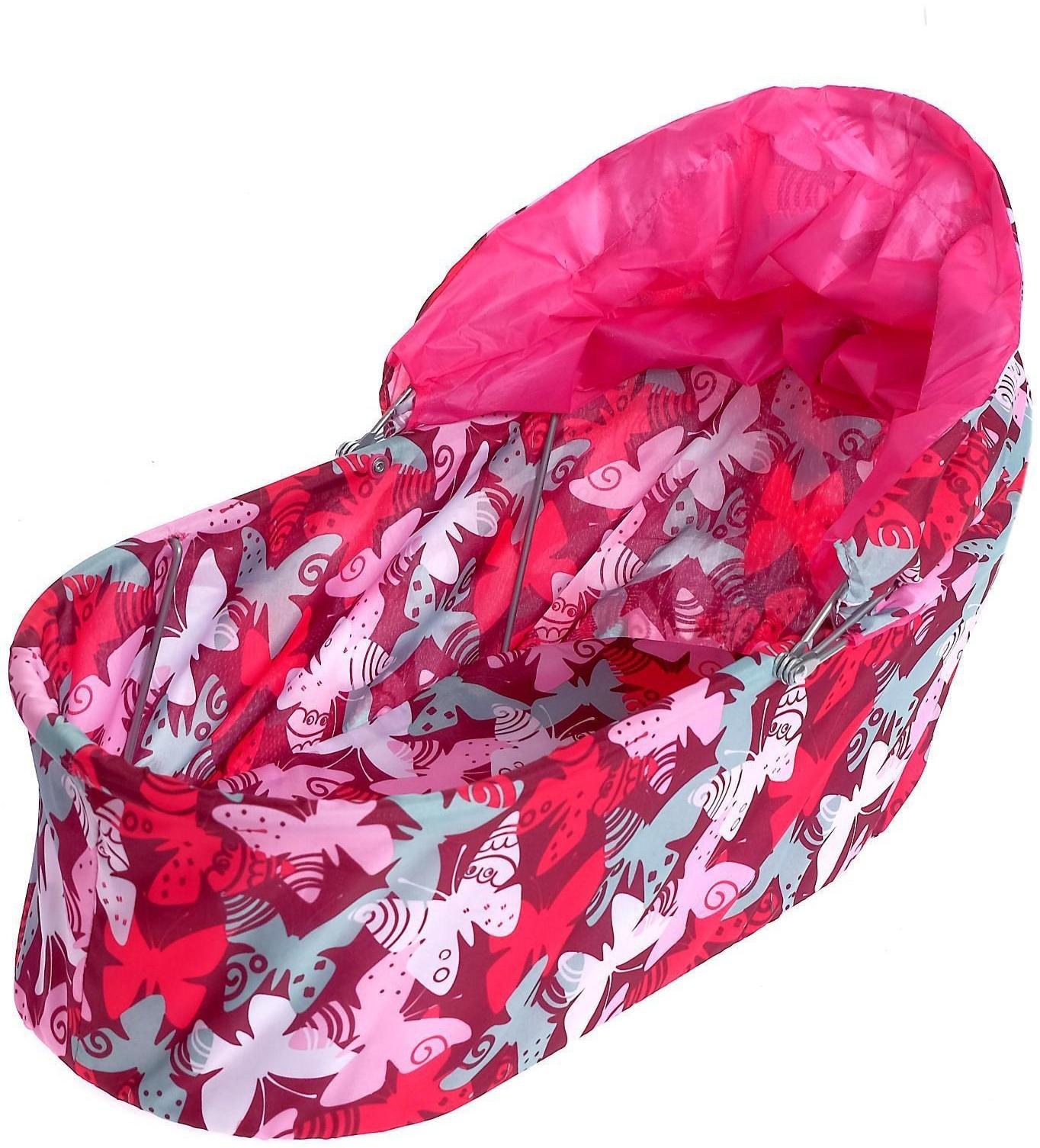 Коляска для кукол, универсальная, с корзиной, с сумкой