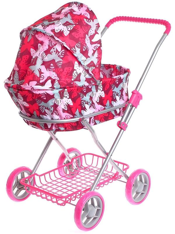 Коляска для кукол, универсальная, с корзиной, с сумкой