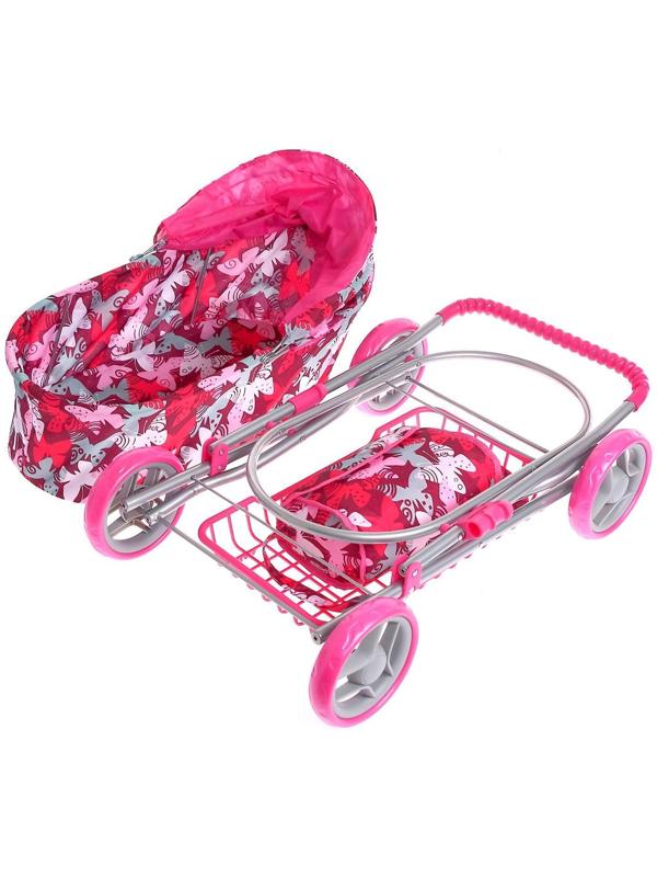 Коляска для кукол, универсальная, с корзиной, с сумкой