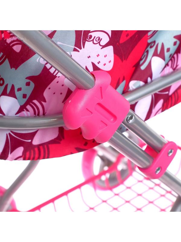 Коляска для кукол, универсальная, с корзиной, с сумкой