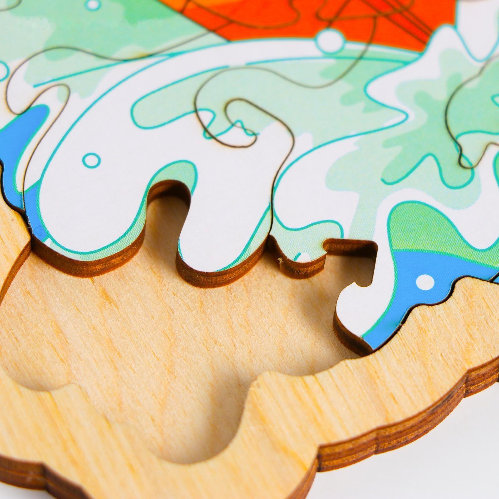 Пазл - вкладыш в рамке «Ноев ковчег» 30×25 см