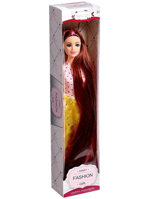 Кукла-модель шарнирная «Лида» в платье, МИКС