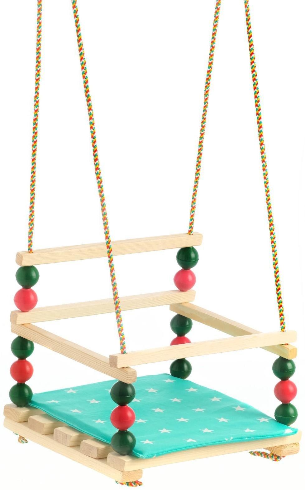 Подвесное кресло для игровой площадки с мягкой сидушкой, 