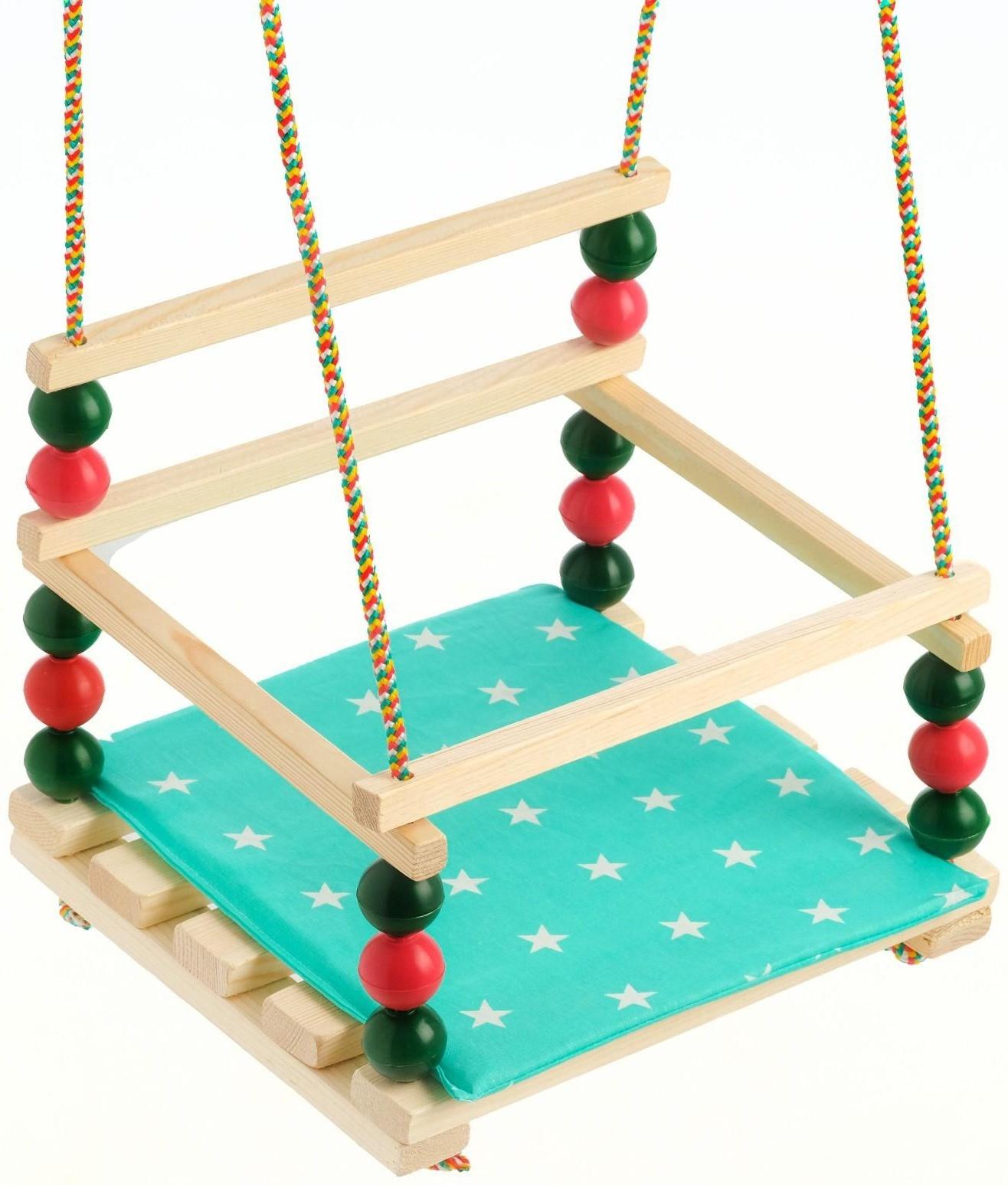 Подвесное кресло для игровой площадки с мягкой сидушкой, 