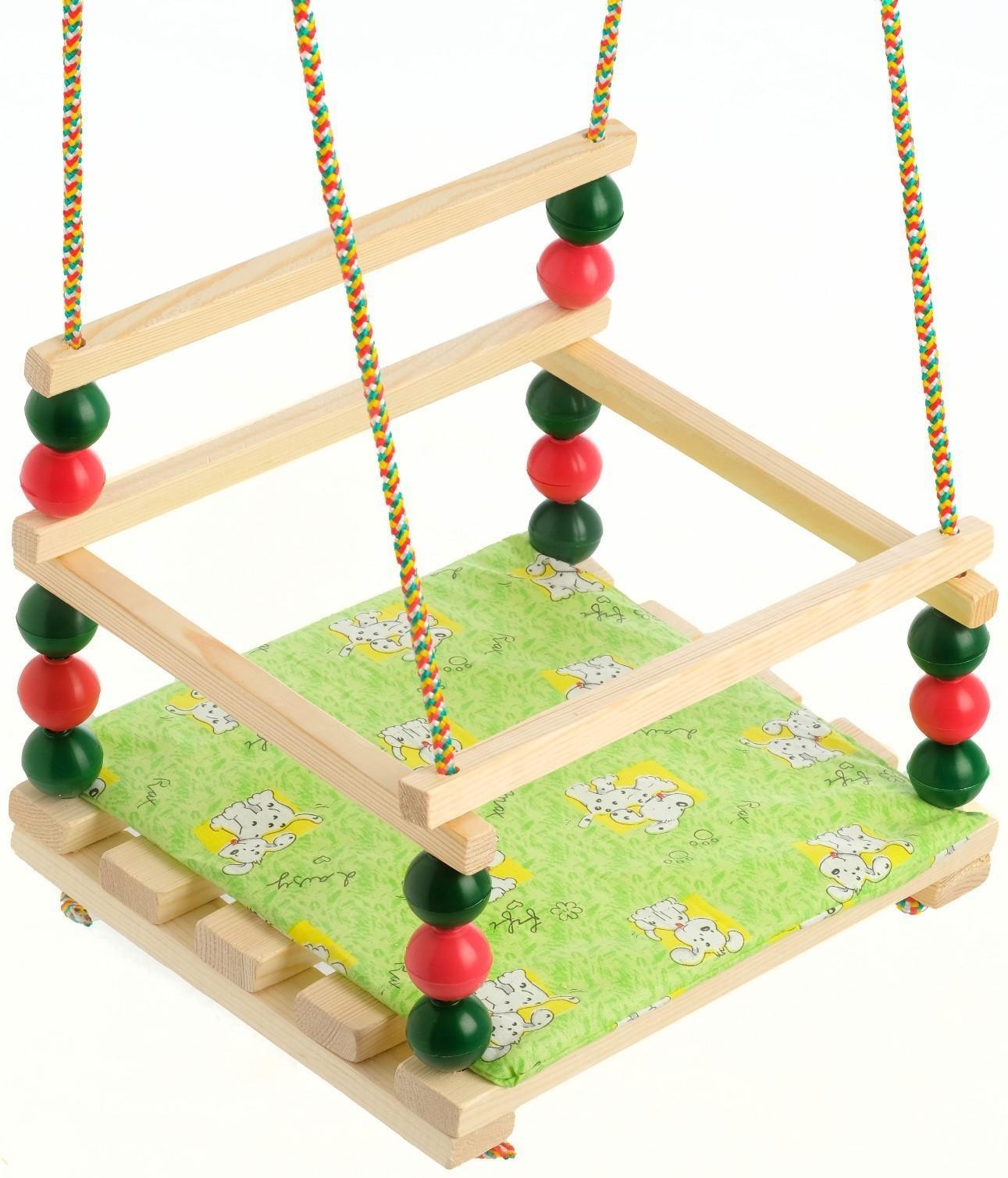 Подвесное кресло для игровой площадки с мягкой сидушкой, 