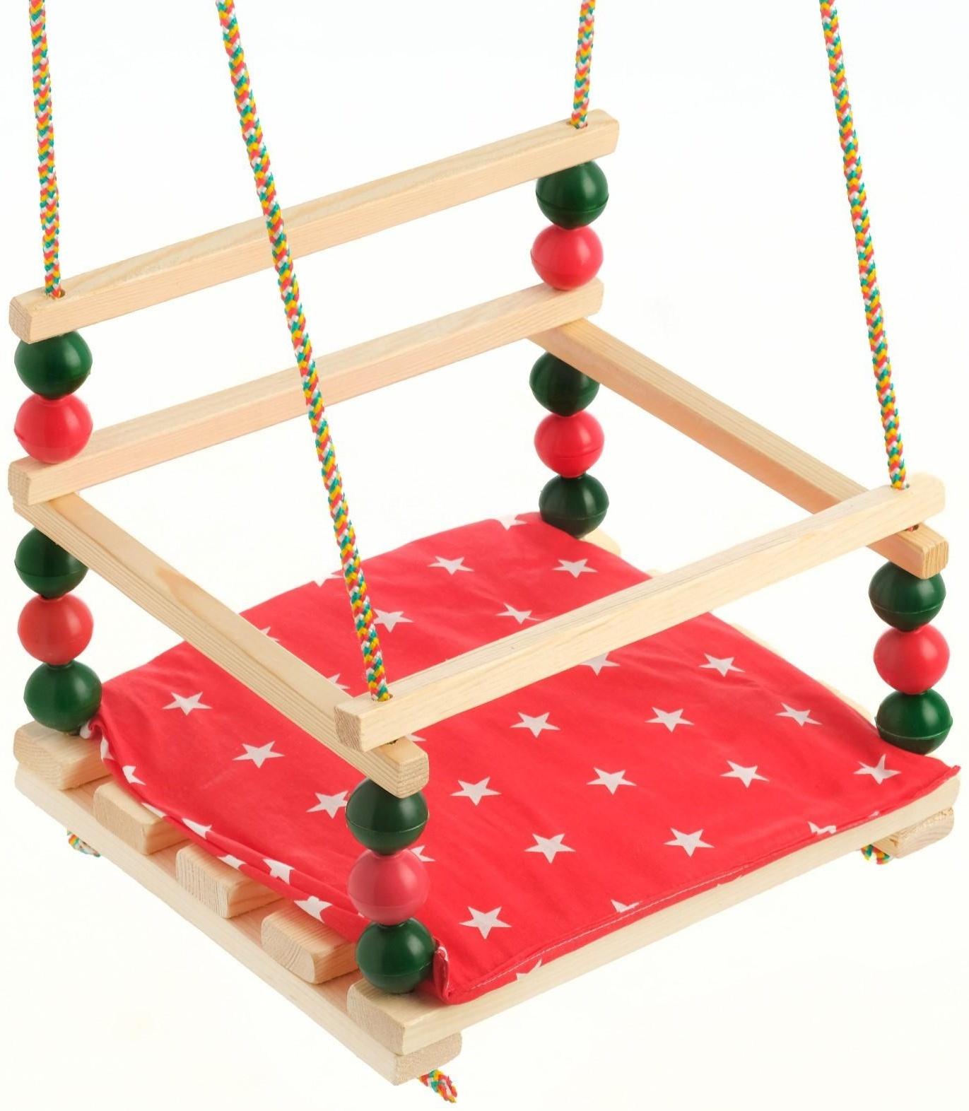 Подвесное кресло для игровой площадки с мягкой сидушкой, 