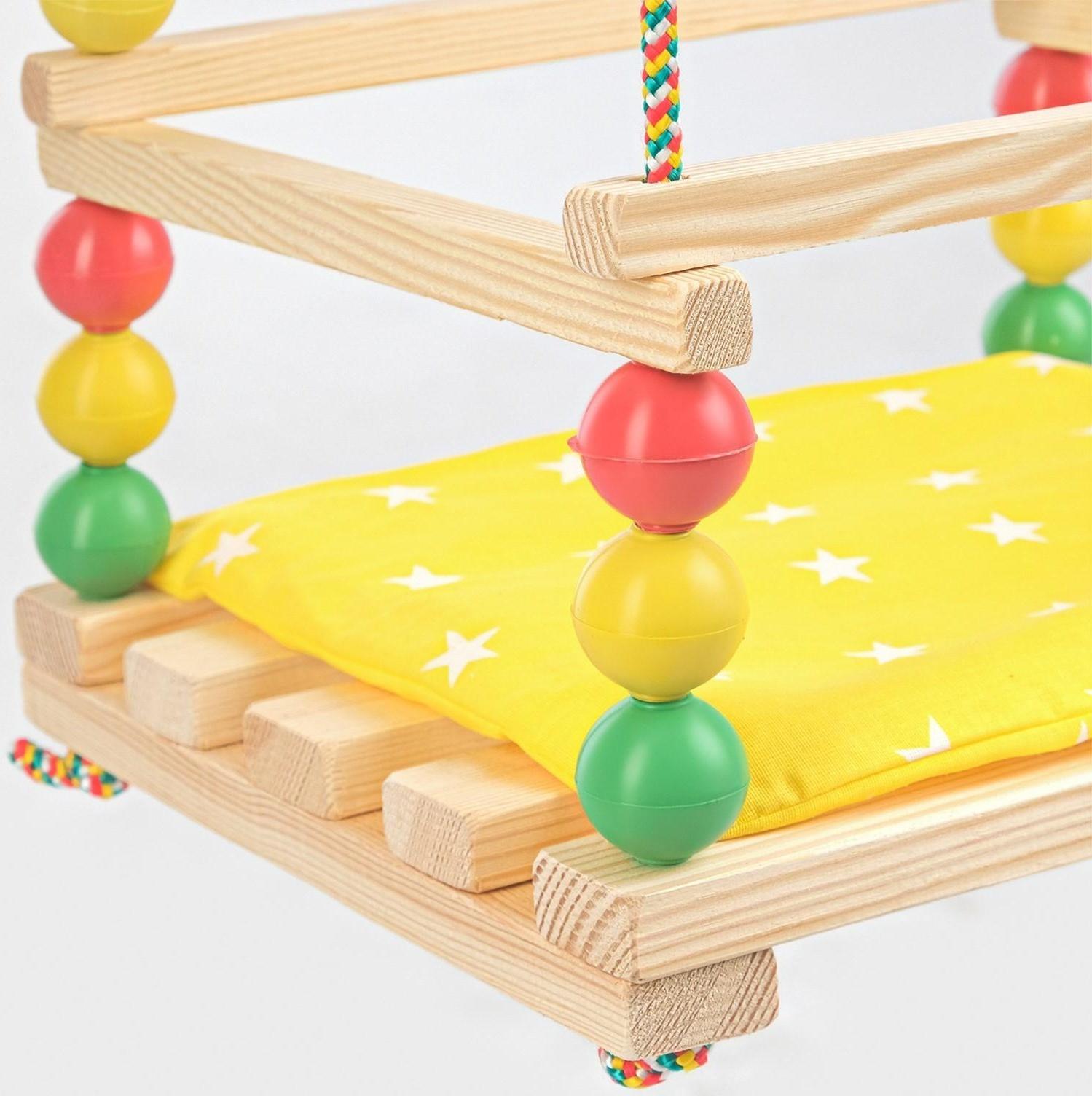 Подвесное кресло для игровой площадки с мягкой сидушкой, 