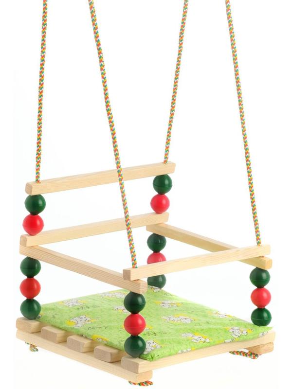 Подвесное кресло для игровой площадки с мягкой сидушкой, 