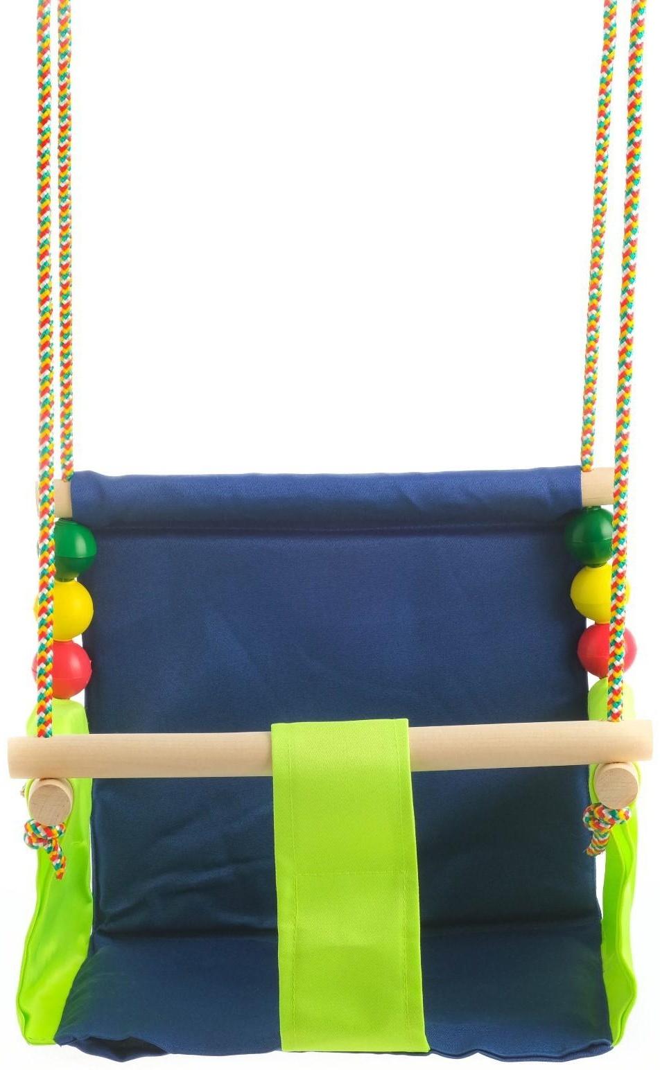 Подвесное кресло для игровой площадки с мягкой сидушкой и спинкой,сиденье 34х28 см