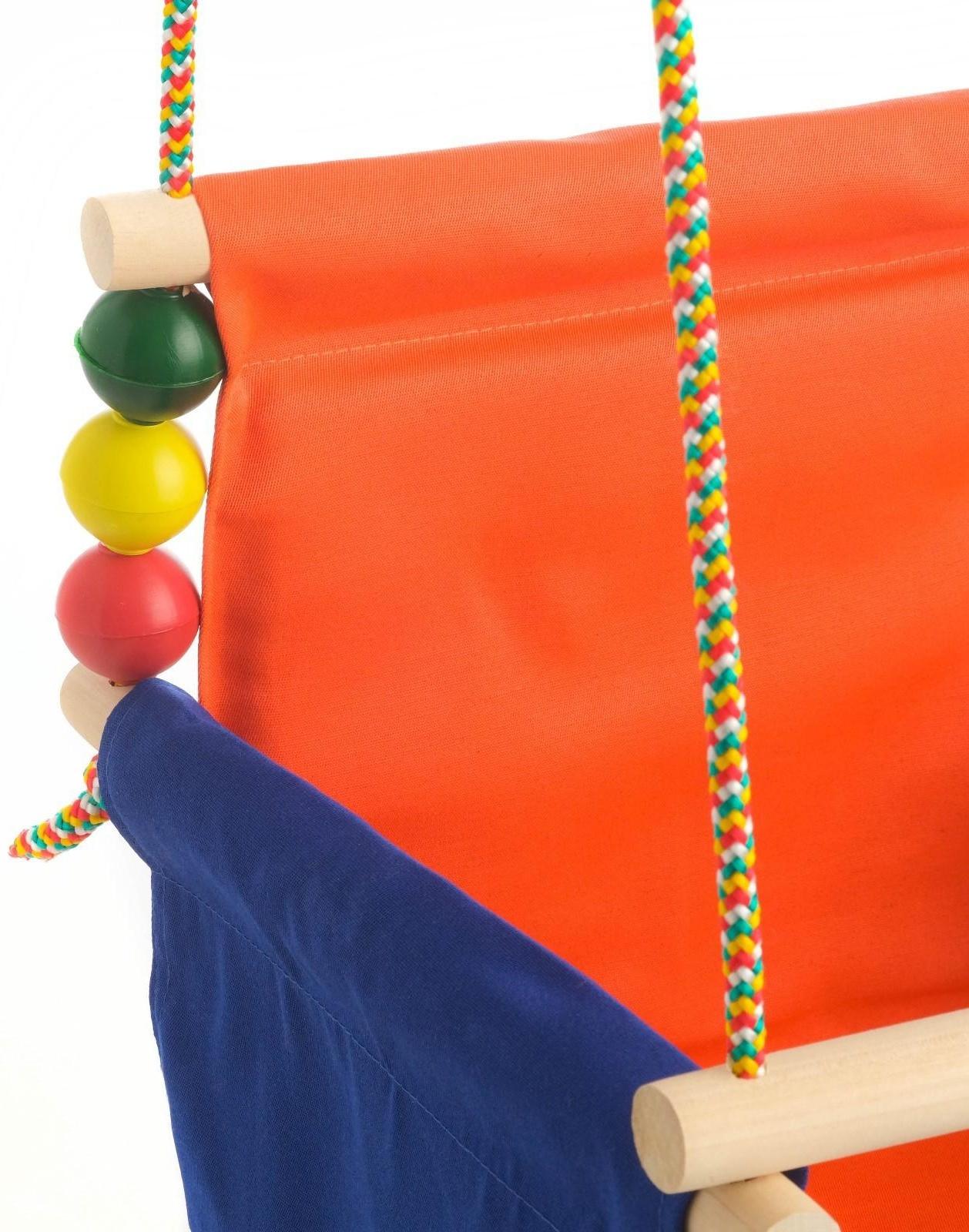 Подвесное кресло для игровой площадки с мягкой сидушкой и спинкой,сиденье 34х28 см