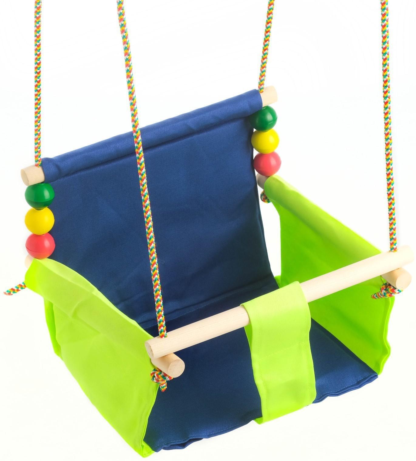 Подвесное кресло для игровой площадки с мягкой сидушкой и спинкой,сиденье 34х28 см