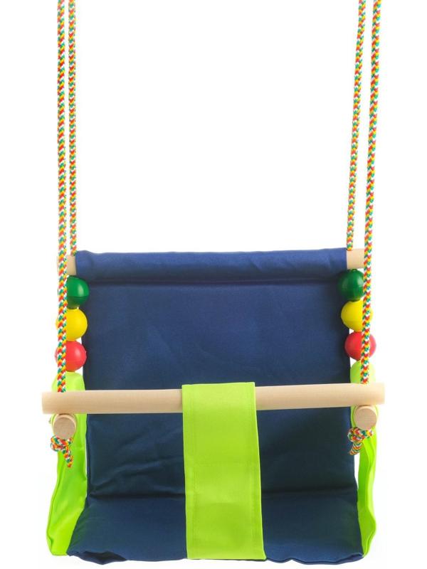 Подвесное кресло для игровой площадки с мягкой сидушкой и спинкой,сиденье 34х28 см