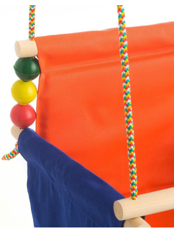 Подвесное кресло для игровой площадки с мягкой сидушкой и спинкой,сиденье 34х28 см