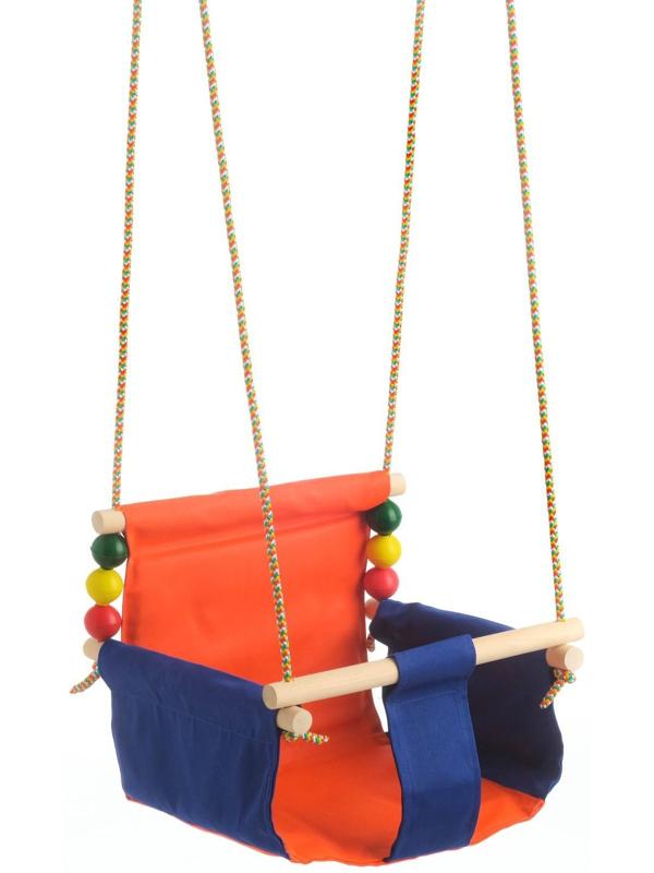 Подвесное кресло для игровой площадки с мягкой сидушкой и спинкой,сиденье 34х28 см