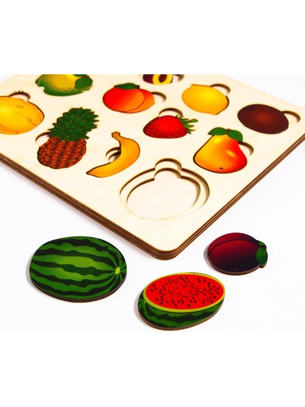 Развивающая доска «Большие фрукты», 2 слоя