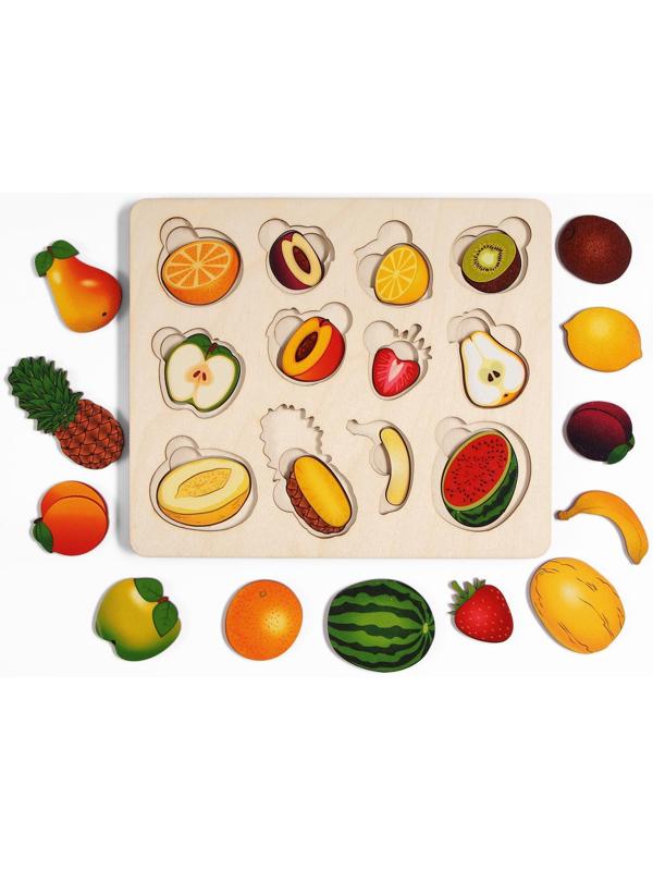 Развивающая доска «Большие фрукты», 2 слоя