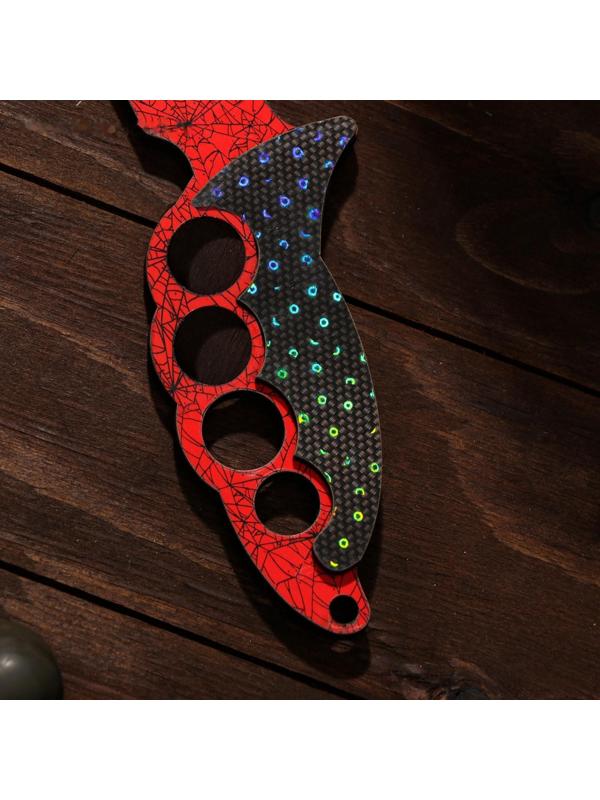 Сувенир деревянный «Топор», красный мрамор