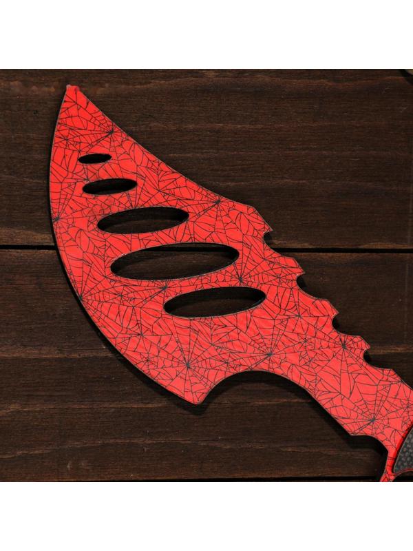 Сувенир деревянный «Топор», красный мрамор