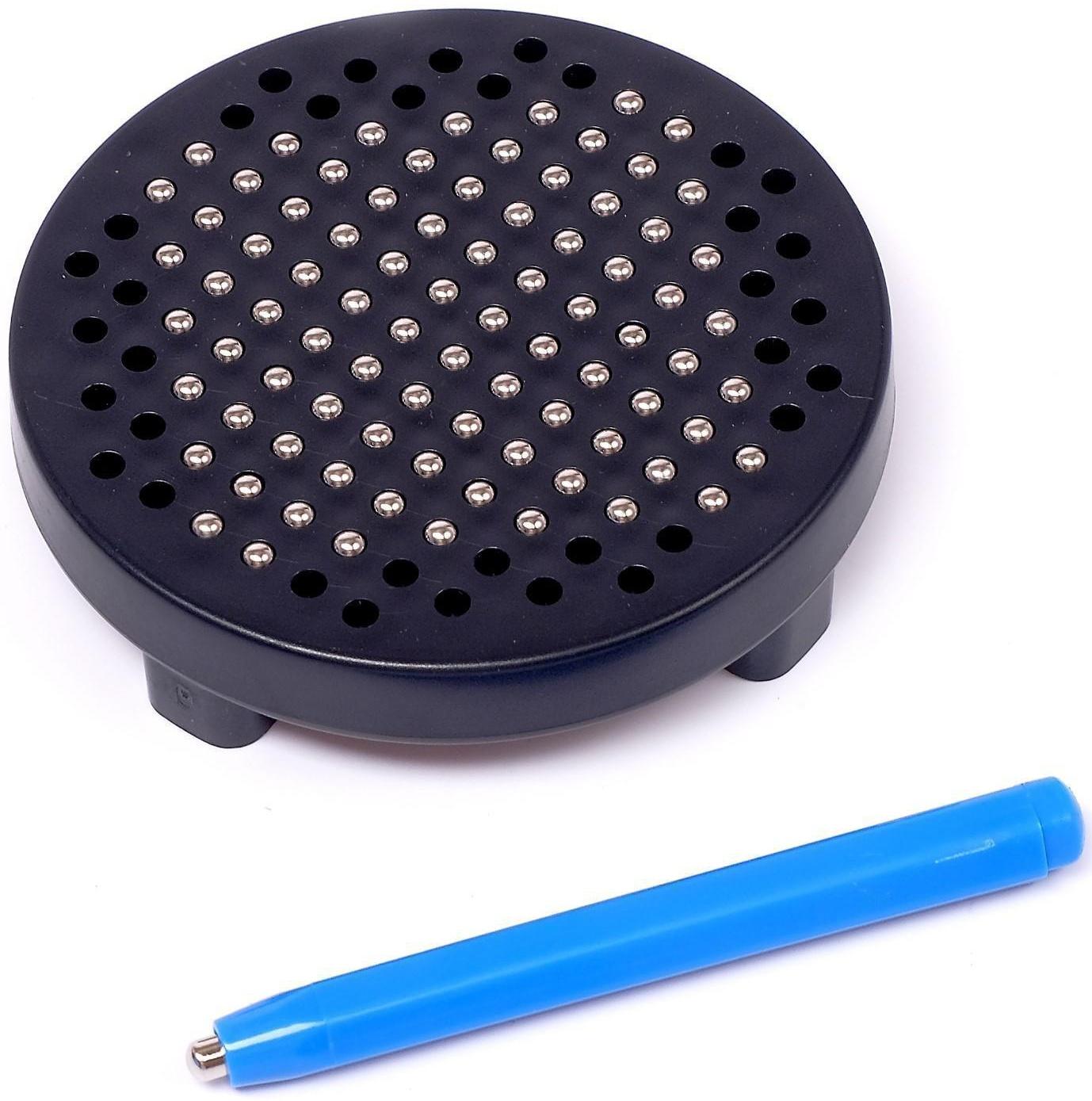 Планшет обучающий «Магнитное рисование», 120 отверстий, цвета МИКС