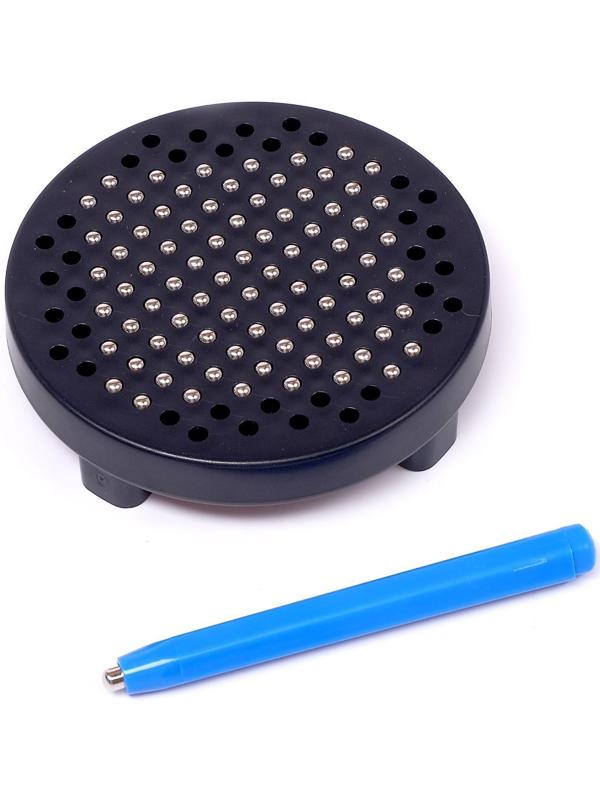 Планшет обучающий «Магнитное рисование», 120 отверстий, цвета МИКС