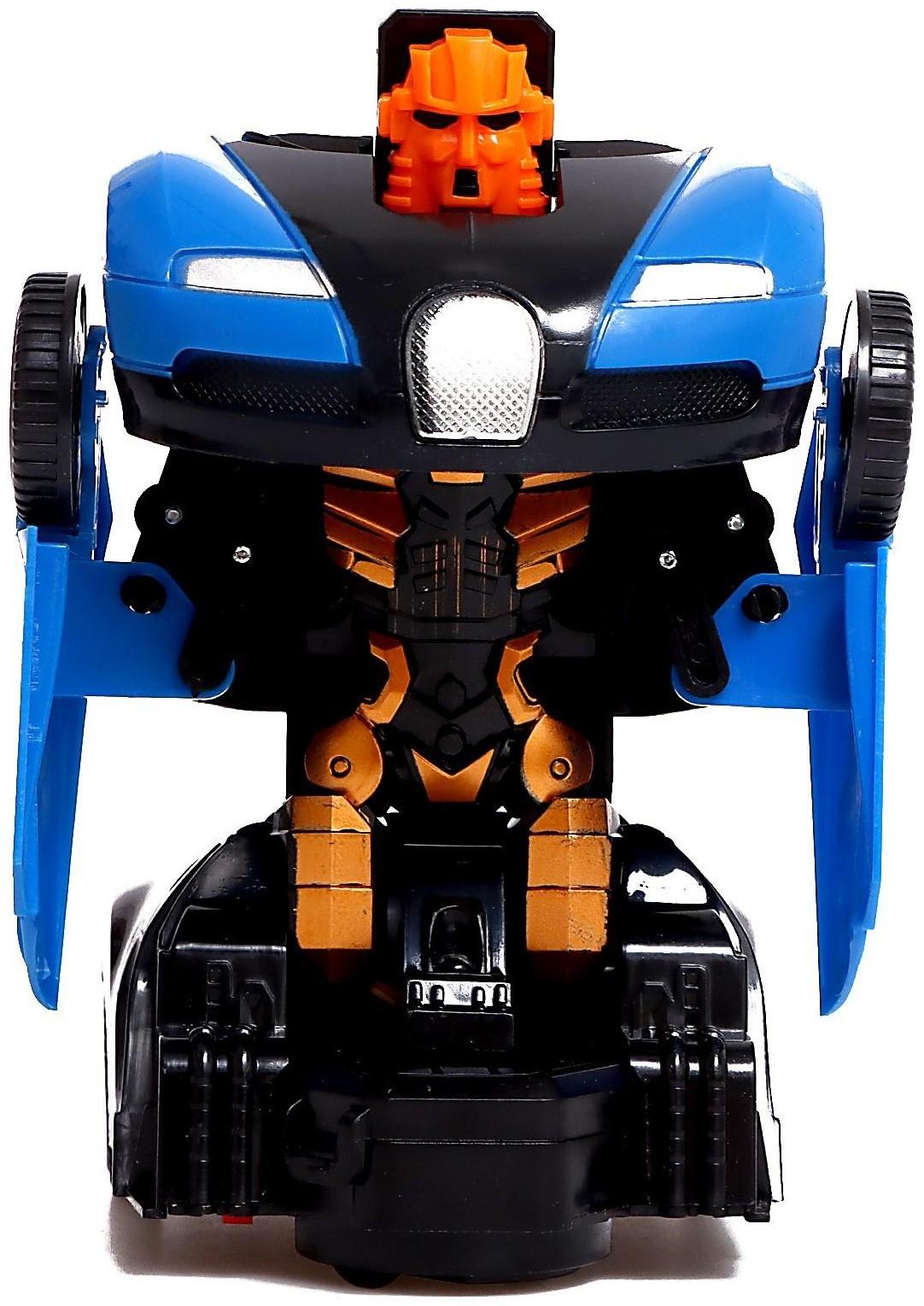 Робот-игрушка «Автобот», трансформируется, световые эффекты, русская озвучка, работает от батареек