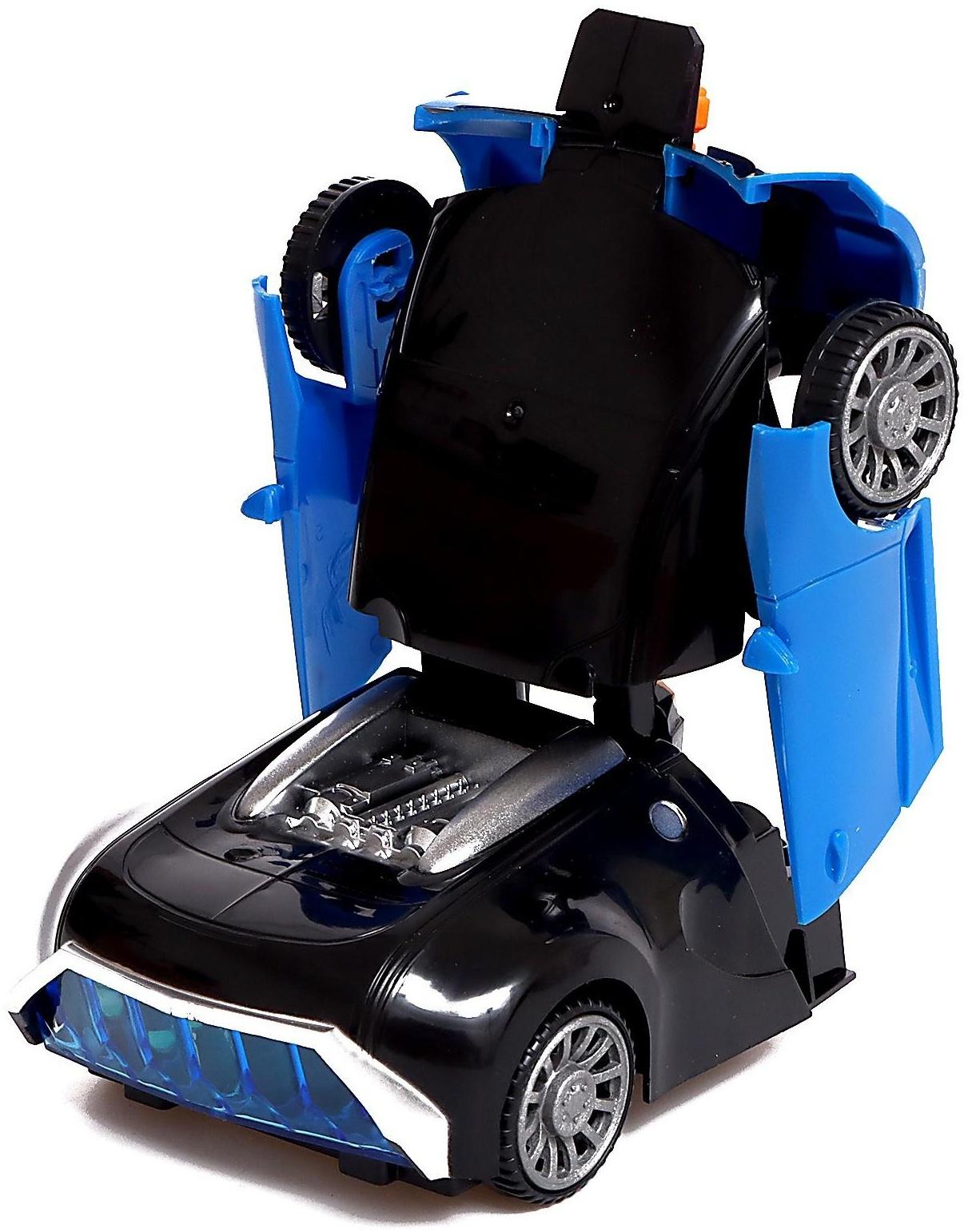 Робот-игрушка «Автобот», трансформируется, световые эффекты, русская озвучка, работает от батареек