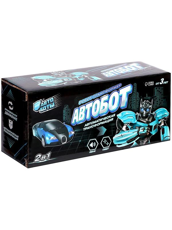 Робот-игрушка «Автобот», трансформируется, световые эффекты, русская озвучка, работает от батареек