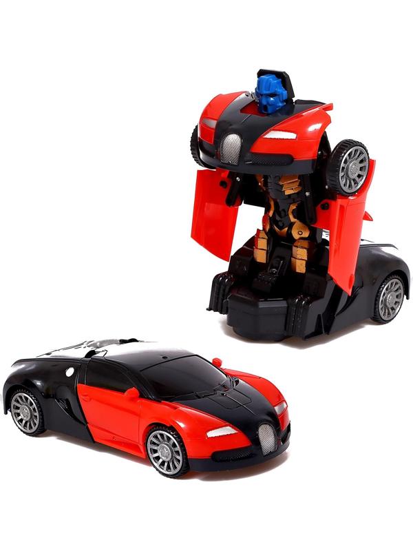 Робот-игрушка «Автобот», трансформируется, световые эффекты, русская озвучка, работает от батареек