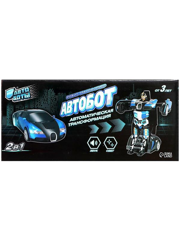 Робот-игрушка «Автобот», трансформируется, световые эффекты, русская озвучка, работает от батареек