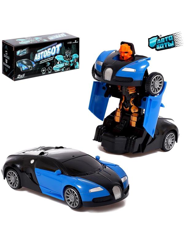 Робот-игрушка «Автобот», трансформируется, световые эффекты, русская озвучка, работает от батареек