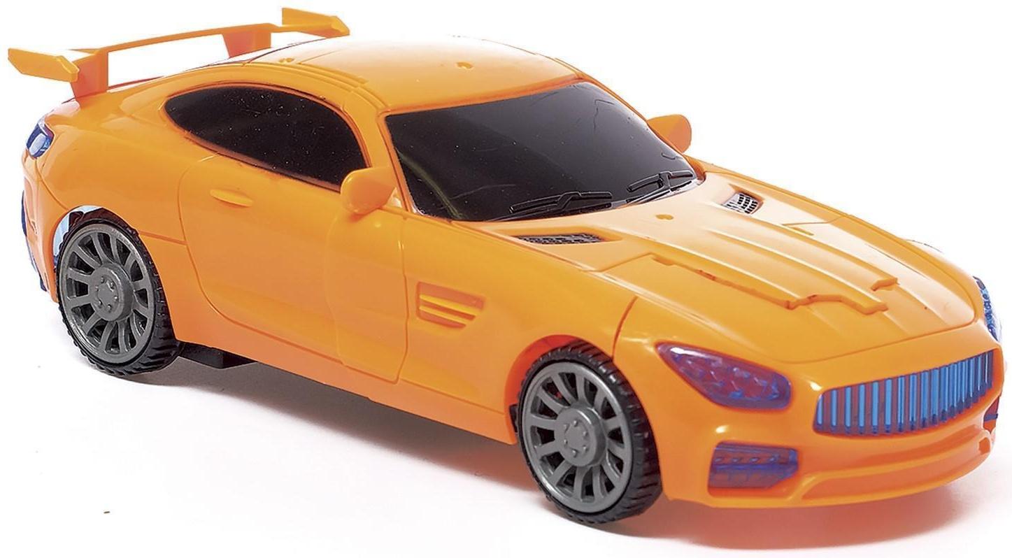 Робот-игрушка «Спорткар», трансформируется, световые эффекты, русская озвучка, работает от батареек