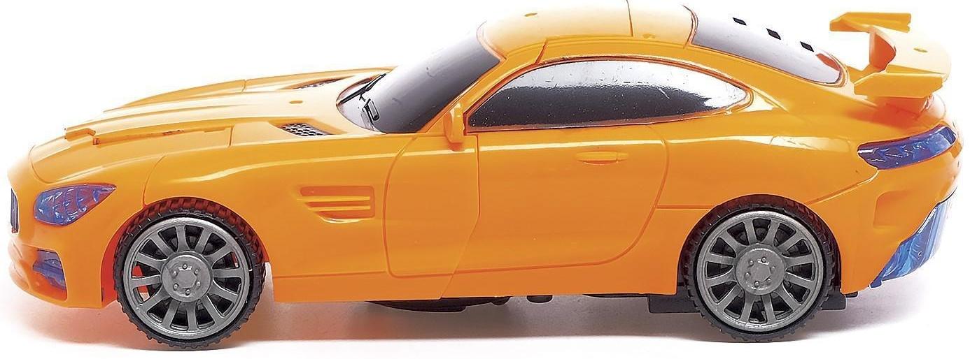 Робот-игрушка «Спорткар», трансформируется, световые эффекты, русская озвучка, работает от батареек