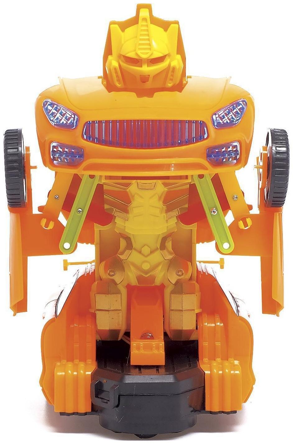 Робот-игрушка «Спорткар», трансформируется, световые эффекты, русская озвучка, работает от батареек