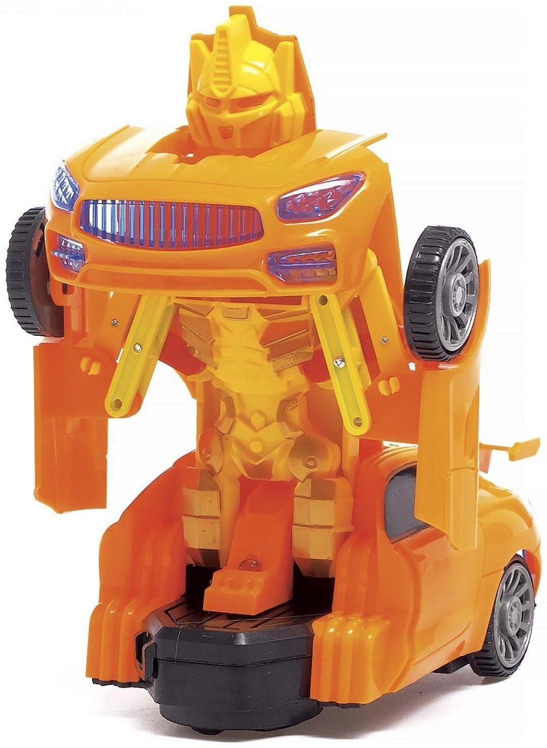 Робот-игрушка «Спорткар», трансформируется, световые эффекты, русская озвучка, работает от батареек