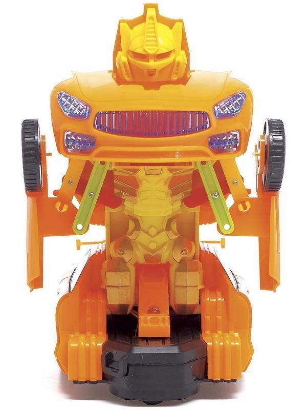 Робот-игрушка «Спорткар», трансформируется, световые эффекты, русская озвучка, работает от батареек