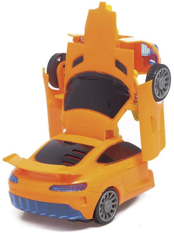 Робот-игрушка «Спорткар», трансформируется, световые эффекты, русская озвучка, работает от батареек