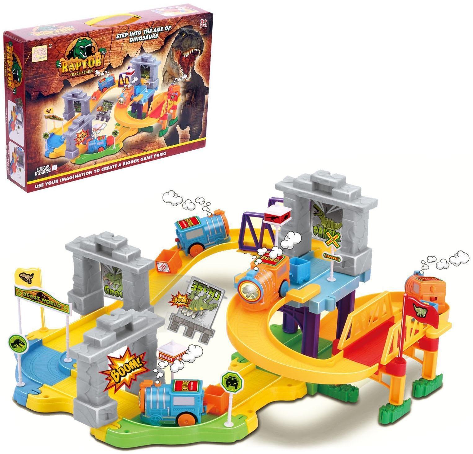 Железная дорога «Пиратские истории», работает от батареек