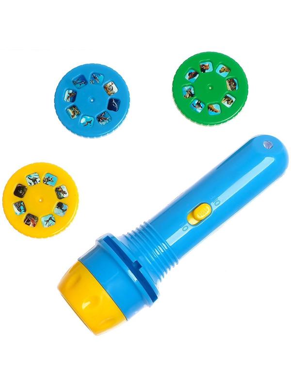 Игровой набор «В мире динозавров», проектор, светящиеся наклейки