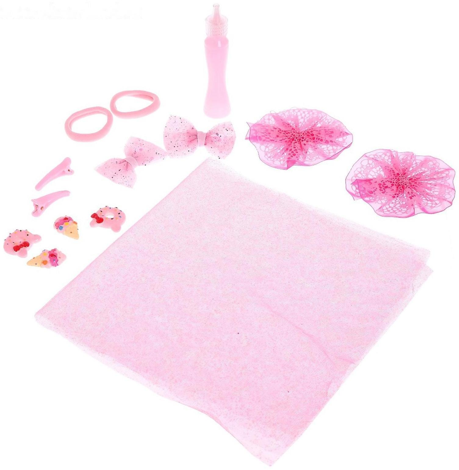 Набор для создания украшений Art Fashion: резинки и заколки для волос с фатином