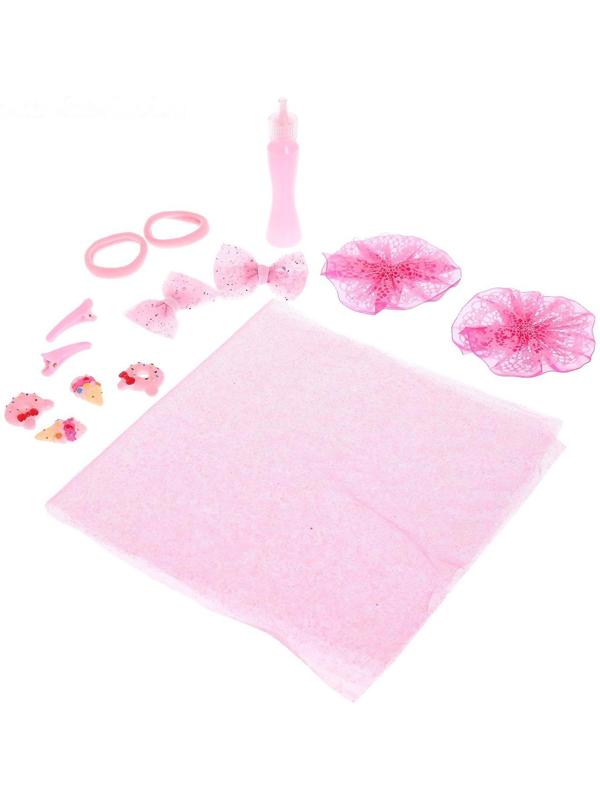 Набор для создания украшений Art Fashion: резинки и заколки для волос с фатином