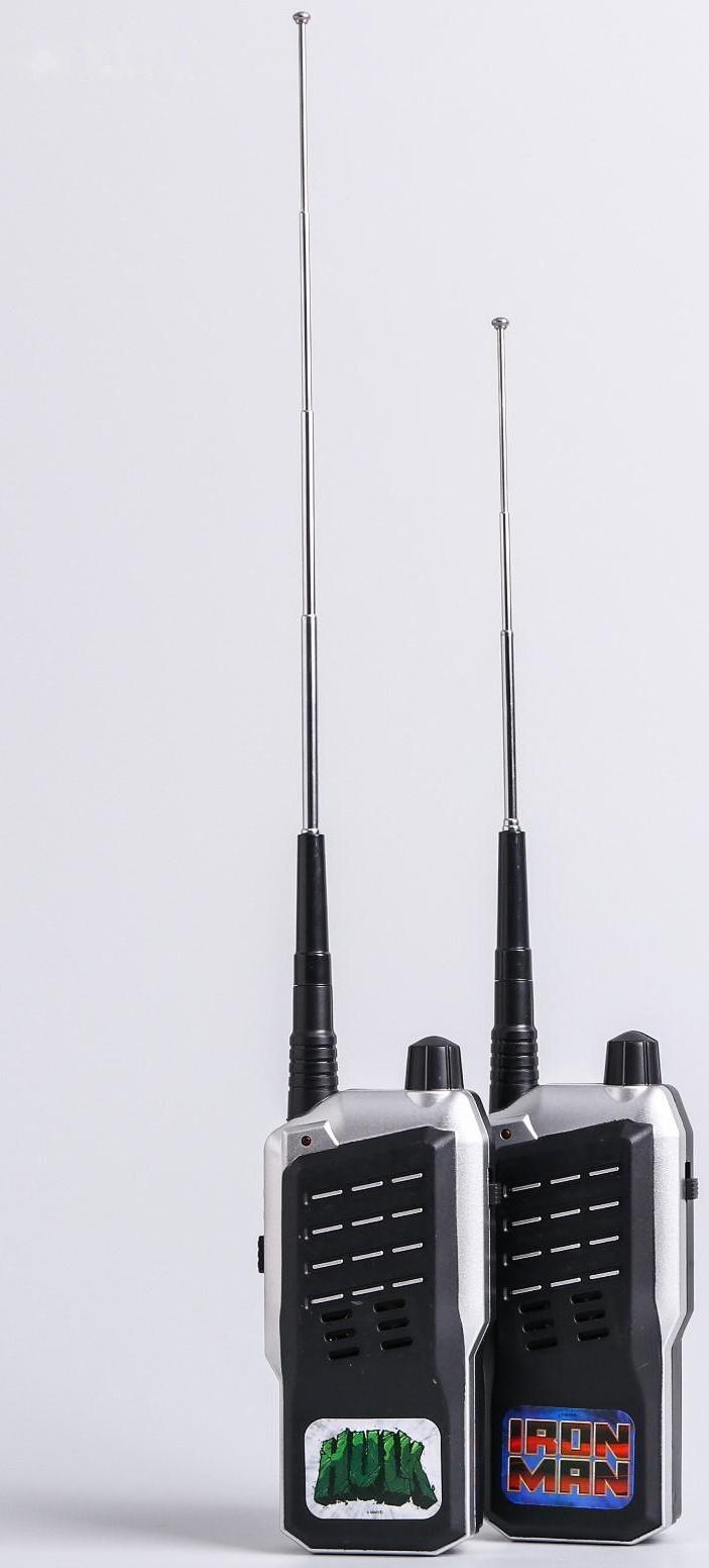Набор раций «Рации супергероев», Мстители, работает от батареек