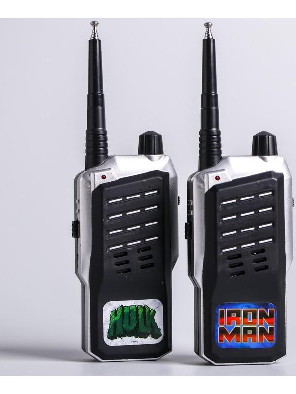 Набор раций «Рации супергероев», Мстители, работает от батареек