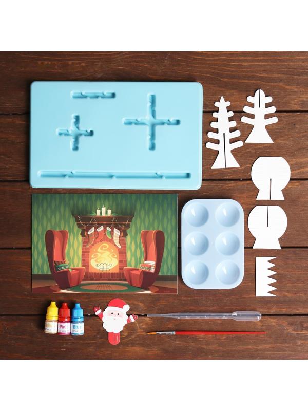 Набор для опытов «Чудесные кристаллы», Дед Мороз