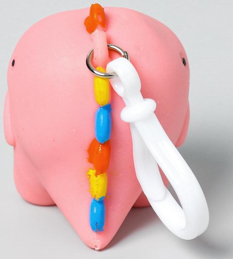 Мялка «Зубастик», на брелоке, цвета МИКС