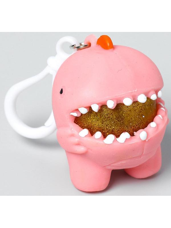 Мялка «Зубастик», на брелоке, цвета МИКС