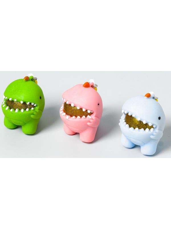 Мялка «Зубастик», на брелоке, цвета МИКС