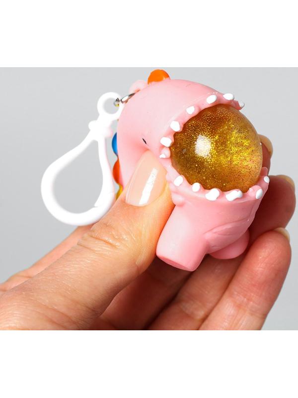 Мялка «Зубастик», на брелоке, цвета МИКС