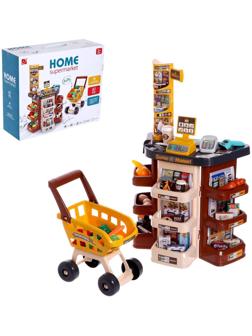 Игровой модуль «Супермаркет», 47 предметов, коричневый
