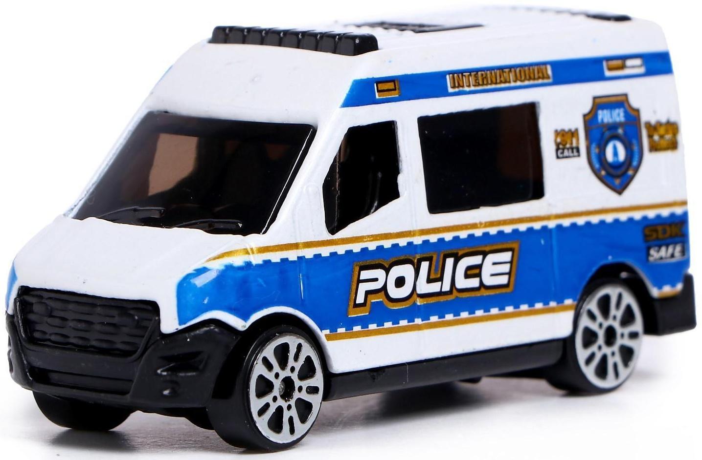 Машинка-сюрприз в банке, патруль, МИКС